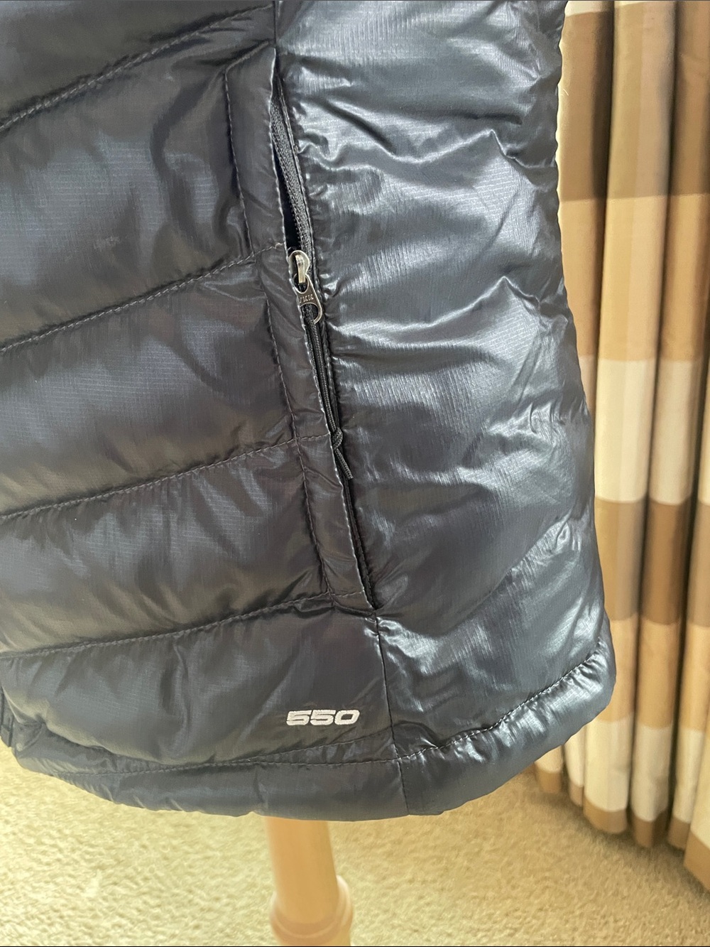 The North Face Black Quilted Down Vest - Women's - Picture 3 of 4
